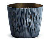 Prosperplast Sandy Round Eco Wood Planter 15.8x15.8x13.8cm - Eco Anthracite